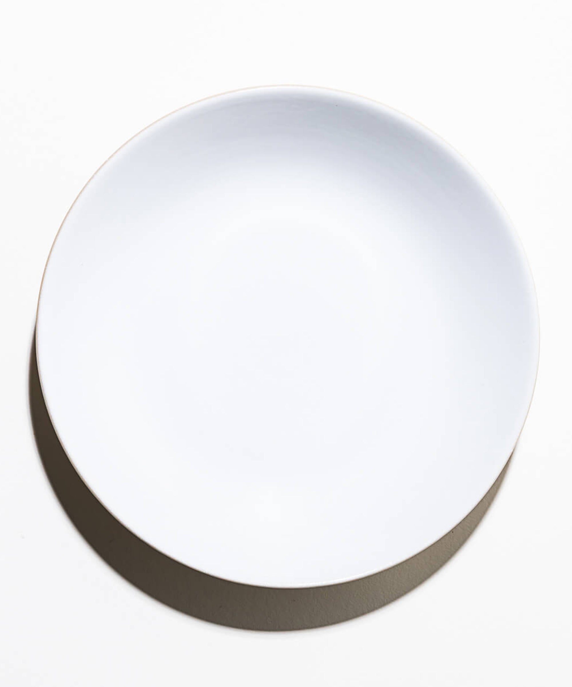 Assiette en Grès - Blanc