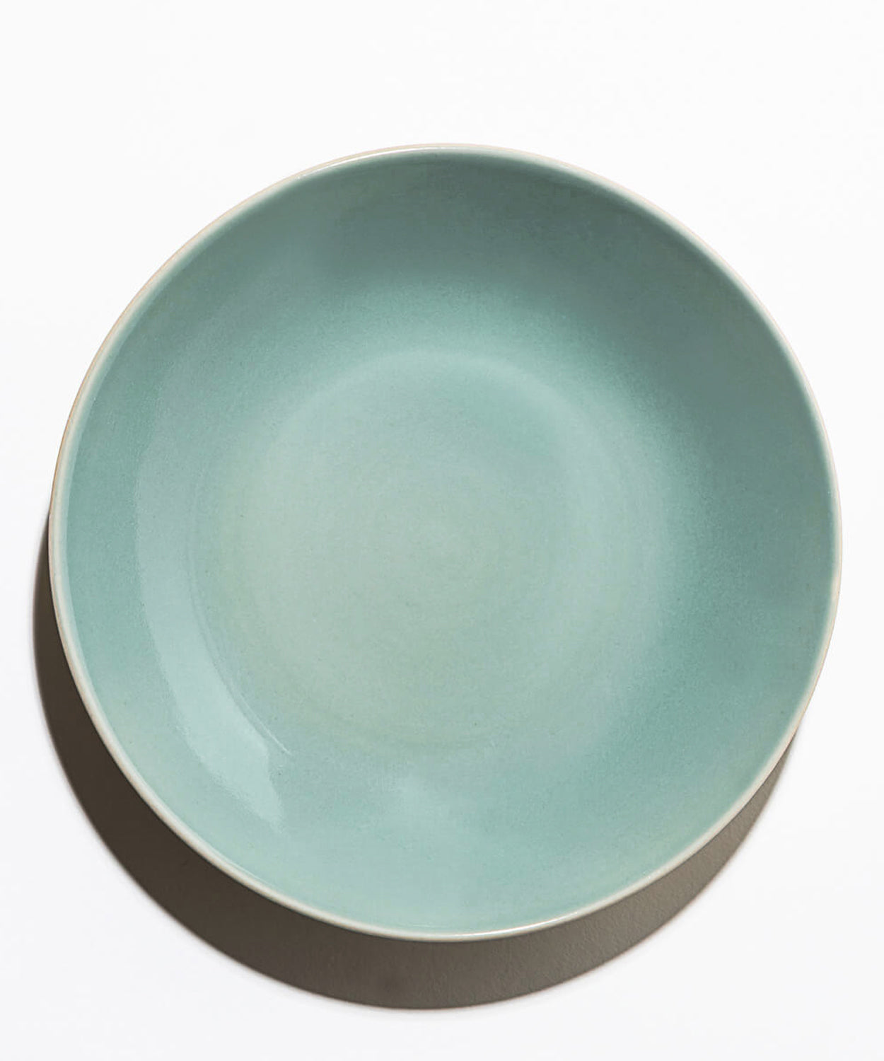 Assiette en Grès - Vert de Gris