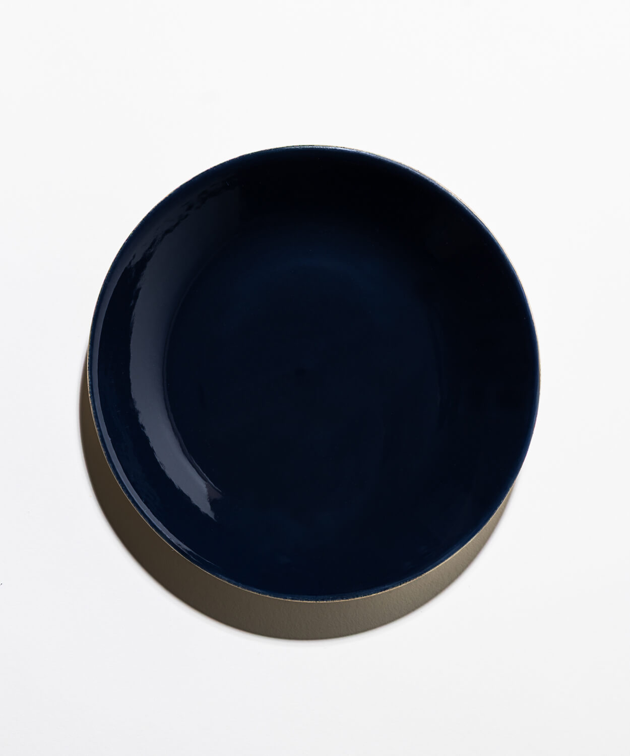 Assiette en Grès - Encre Bleu Nuit