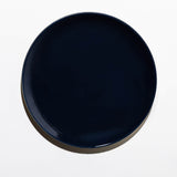 Assiette en Grès - Encre Bleu Nuit