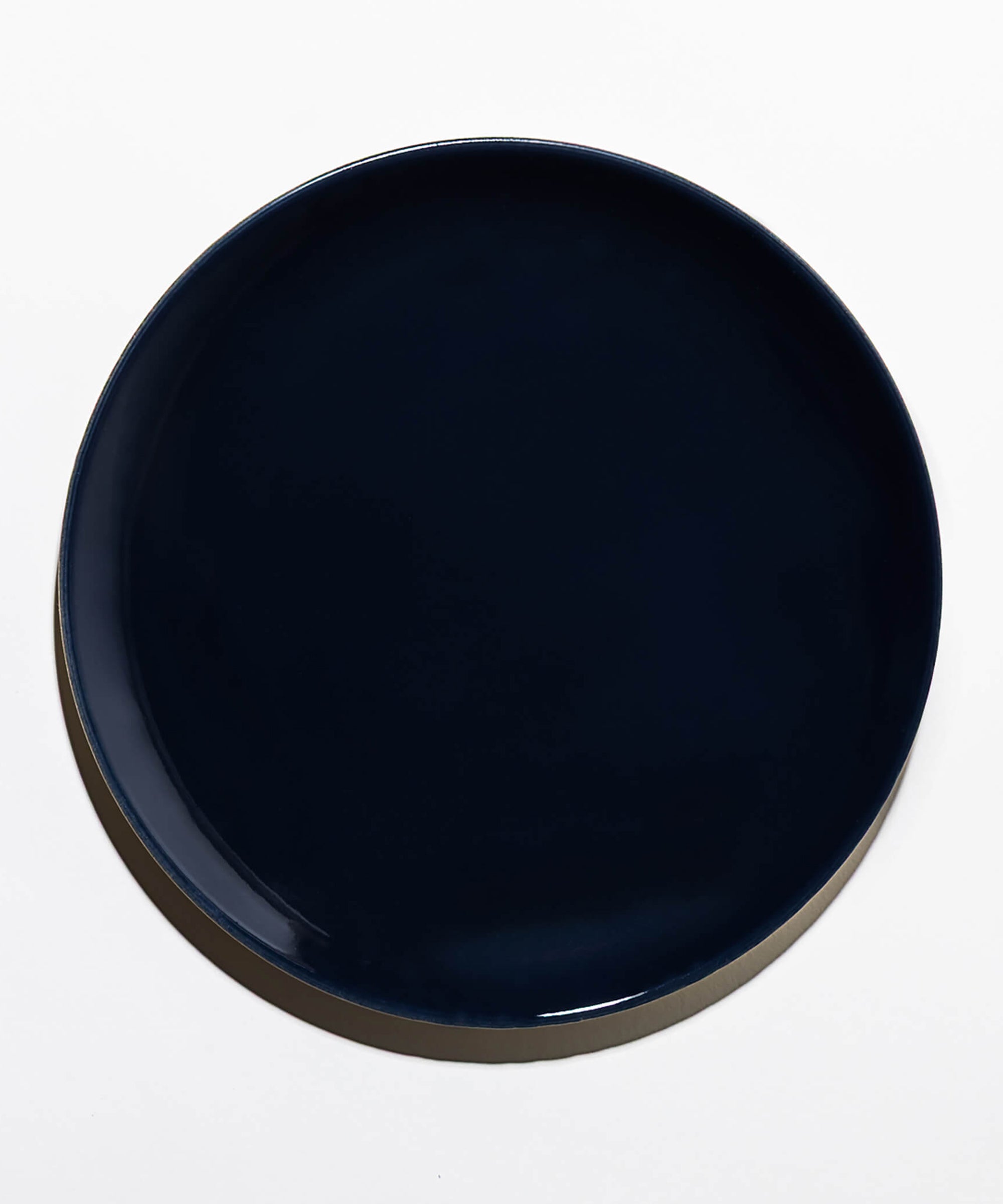 Assiette en Grès - Encre Bleu Nuit