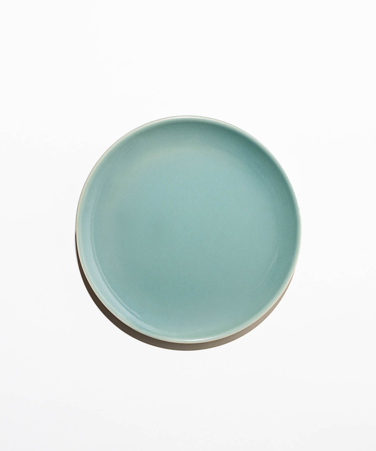 Assiette en Grès - Vert de Gris