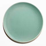 Assiette en Grès - Vert de Gris