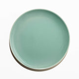 Assiette en Grès - Vert de Gris