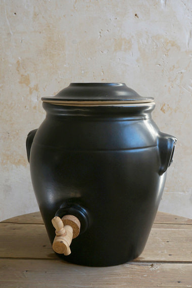 Pot à vinaigre – Vinaigrier – Noir