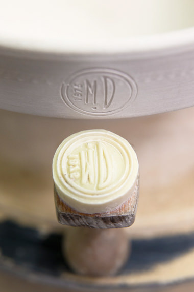 " le sceau de la collection<br>MD1875", Manufacture Digoin