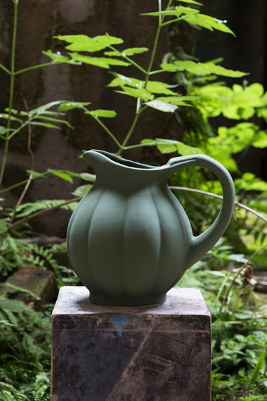 Pitcher citrouille for Containing, Manufacture Digoin